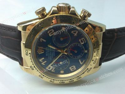 Replica Rolex Cosmograph Daytona Watch Blue Arabic